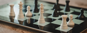 Strategisch Canvas Business model schaakspel
